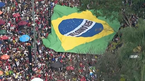 Tabata Amaral critica PEC da Blindagem e projeto de anistia em ato na Paulista