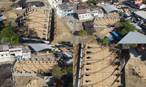 Ibirataia: Avançam as Obras de Requalificação do Centro Comercial