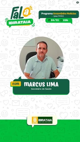 Entrevista Exclusiva com o Secretário Marcus Lima no Programa Amarelinho Notícias nesta sexta-feira, 24