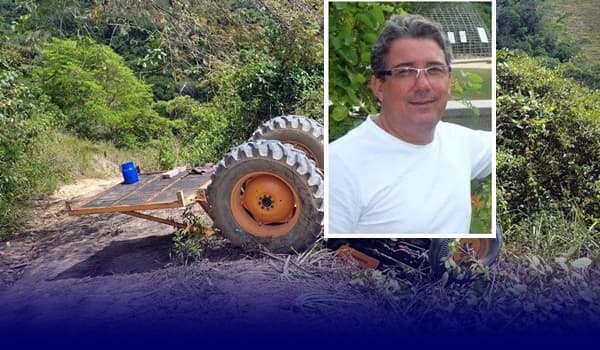 Funcionário da prefeitura de Eunápolis morre esmagado por trator no sul da Bahia