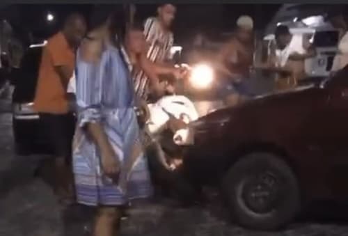 Camamuzinho: Motociclista fica ferido após colisão com veículo de passeio