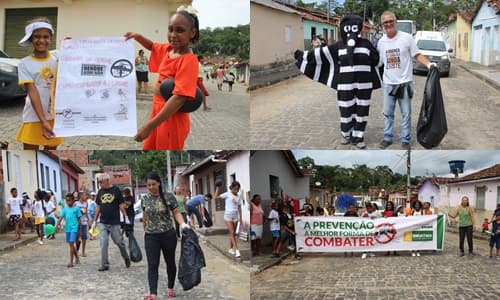 Mutirão de limpeza em Ibirataia reforça combate à Dengue