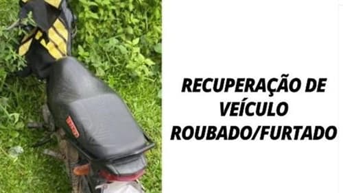 Polícia recupera moto roubada em Gandu