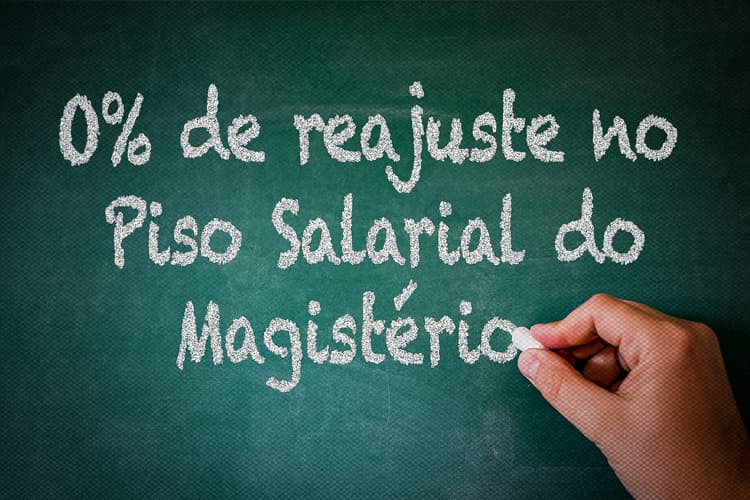 Educação quer “zerar” reajuste do piso salarial de professores