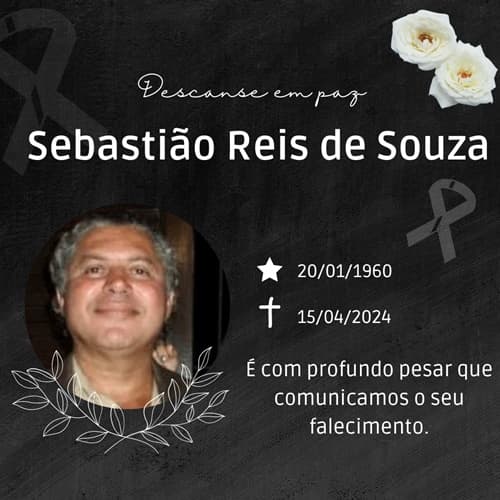 Ibirataia: Nota de Falecimento - Sebastião Reis de Souza