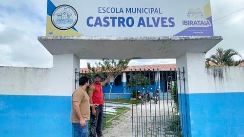 Gestão Sandro Futuca avança na educação com reforma da Escola Castro Alves em fase final