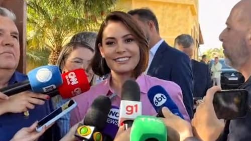 Michelle Bolsonaro lidera pesquisa para o Senado no Distrito Federal