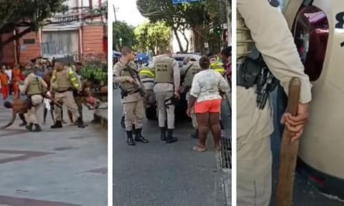 Prisão de homem causa confusão generalizada no Centro de Salvador