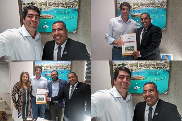 Marcos de Manoel busca investimentos para o município junto ao Deputado Federal Otto Alencar Filho