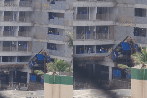 Operário morre após elevador de obra despencar no Jardim Armação