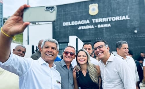 Ibirataia: Prefeito Sandro Futuca participa da inauguração do Complexo Policial em Jitaúna ao lado do governador Jerônimo Rodrigues