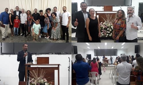 Elisio do Coal e Amigos participam de Culto na Igreja Batista Missionária no Distrito de Algodão
