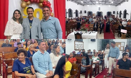 Vice-prefeito Juca Muniz celebra aniversário da Primeira Igreja Batista de Ibirataia