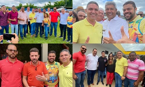Juca Muniz, Pré-candidato a Prefeito de Ibirataia, participa do Arrastão do Sabiá em Gandu