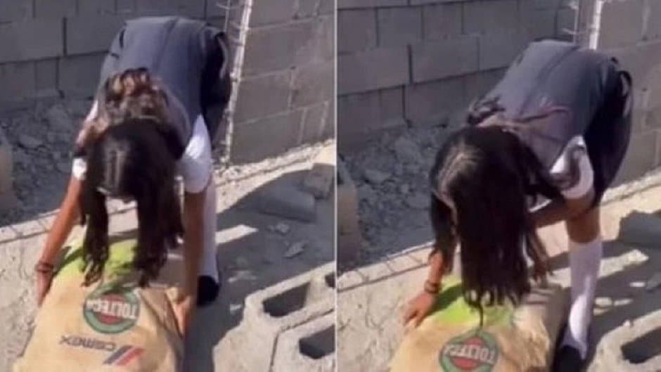 Menina que queria trocar estudos por TikTok é levada para obra com o pai