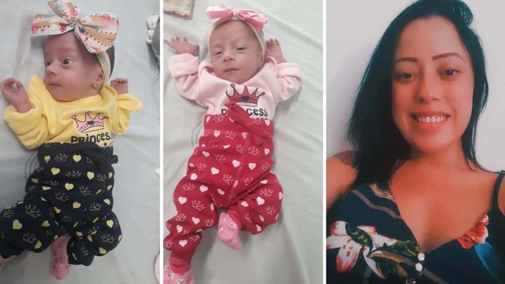 Jovem mãe dá à luz gêmeas e morre de Covid sem conhecer as filhas
