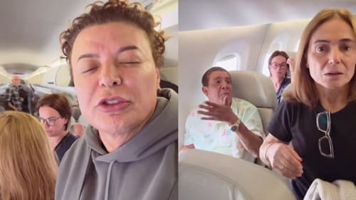 David Brazil protagoniza 'briga' com Zeca Pagodinho por assento em avião: 'Estou filmando'