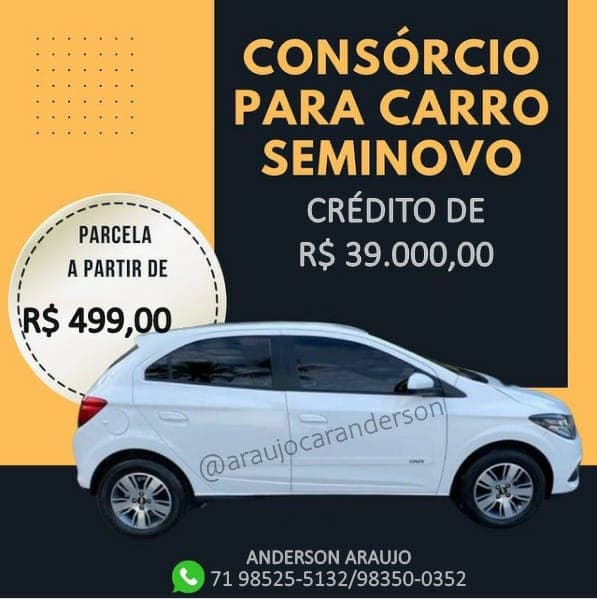 CONSÓRCIO PARA CARRO SEMI NOVO