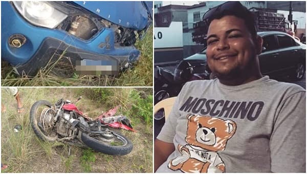 Batida entre camionete e moto tem vítima fatal