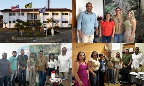 Ibirataia: Sandro Futuca, Caio Pina e Equipe de Transição iniciam visitas às secretarias do município