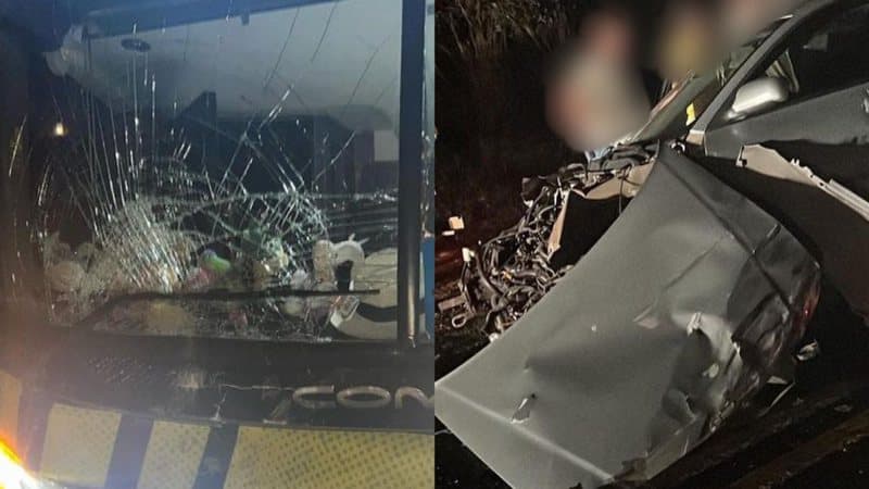 Acidente envolvendo ônibus de Murilo Huff assusta, mas não deixa feridos