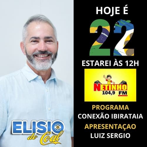 Ibirataia: Entrevista com o Pré-candidato a Prefeito hoje na Netinho FM, a partir das 12h