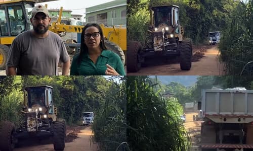 Ibirataia: Após chuvas intensas, Prefeitura inicia Patrolamento e Cascalhamento em três frentes na Zona Rural do município