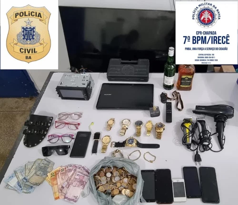 Mulher é presa por suspeita de receber objetos furtados em troca de drogas no interior da Bahia