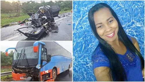 Família de São Paulo sofre tragédia em Minas Gerais: mulher morre em acidente na MGC-135