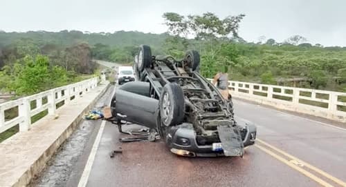 Acidente na ponte do Rio Piaba deixa vítima fatal