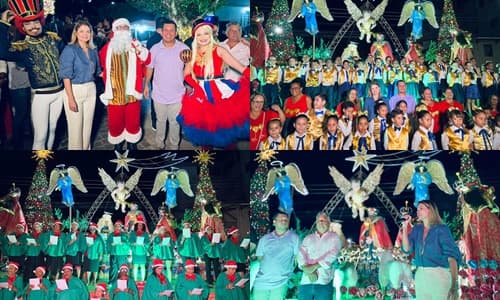 Natal Encantado 2023 ilumina Ibirataia com Alegria e Amor; assista o vídeo