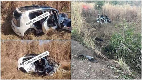 Capotamento de veículo deixa dois mortos e um ferido na Bahia