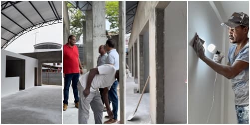 Ibirataia: Prefeito Sandro Futuca visita galpão em requalificação no Centro Comercial