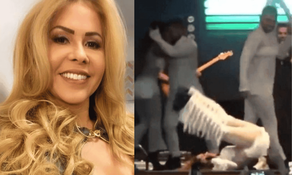 De volta aos palcos, Joelma sofre queda durante show na Bahia