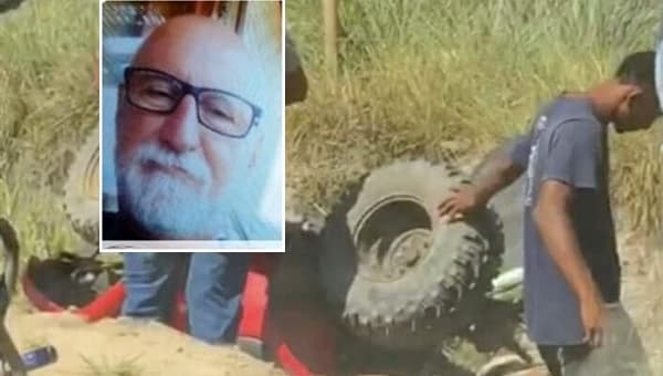 Homem morre após capotar um quadriciclo na Península de Maraú