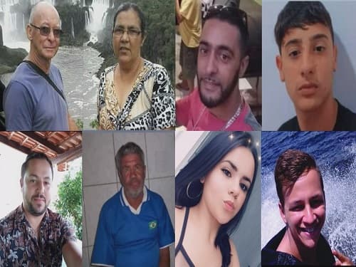Oito das dez vítimas da queda de paredão em Capitólio são identificadas
