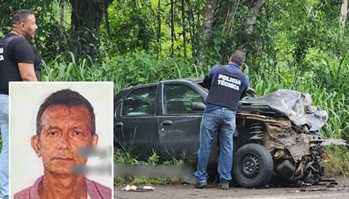 Grave acidente na BR-101 em Itabuna deixa homem morto aos 65 anos
