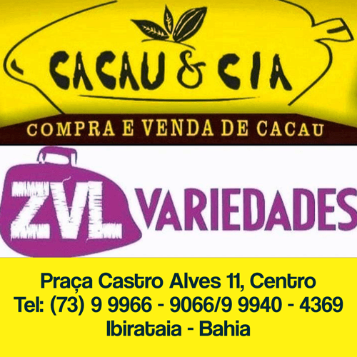 Cacau & Cia e ZVL Variedades em Ibirataia: Variedade e conveniência em um só lugar