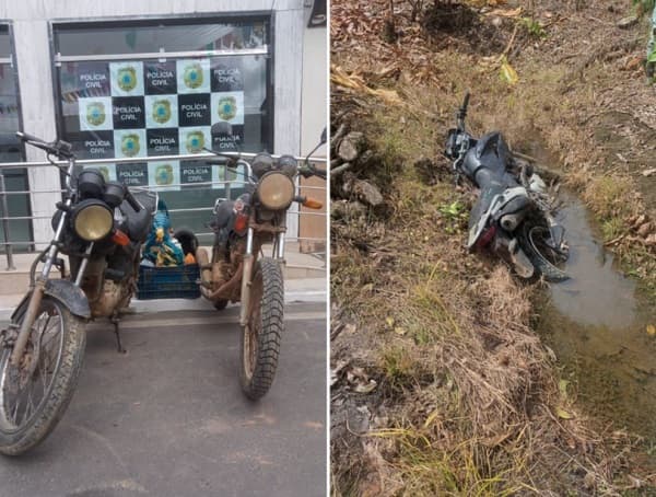 Três motocicletas são recuperadas pela Polícia Civil em Ibirataia