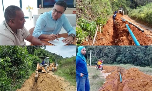 Ibirataia: Vereador Peruca comemora execução do Novo Sistema de Água em Algodão