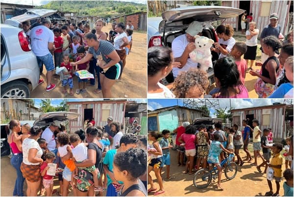 Ibirataia: ONG Marleide Selma faz entrega de brinquedos através da Campanha Faça uma criança feliz