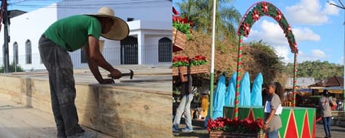 Ibirataia: prefeitura inicia a instalação da decoração de natal