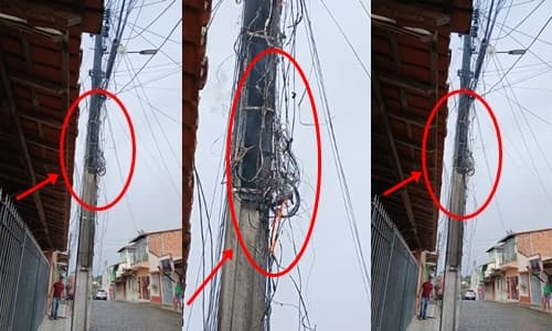 Ibirataia: Fogo em cabos de internet deixa moradores indignados