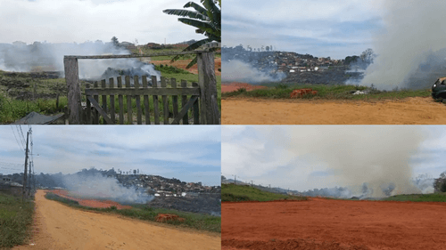Ibirataia: Morador denuncia queimadas próximo ao bairro Nova Vista em meio à onda de calor abrasadora