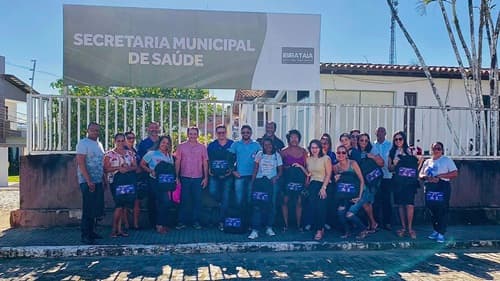 Ibirataia: Agentes de Saúde recebem novas mochilas para melhor desenvolvimento de suas atividades