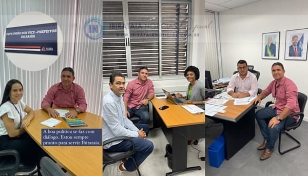 Ibirataia: Vice-Prefeito Juca Muniz intensifica busca por melhorias para o município durante visitas em Salvador
