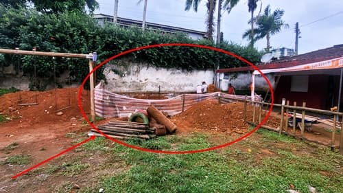 Prefeitura de Ibirataia inicia construção de banheiros na Quadra Municipal Mamede Abdon Fair