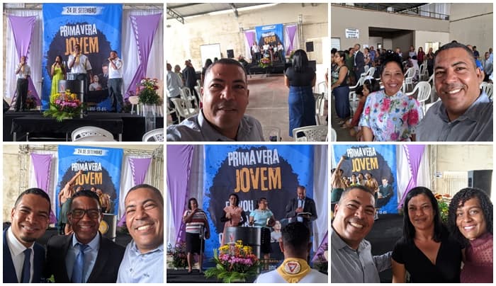 Marcos de Manoel participa do Batismo da Primavera Jovem da Igreja adventista de Ibirataia
