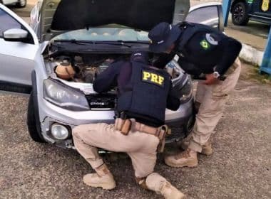 Homem é preso na BR 324 com carro adquirido por metade do preço na internet