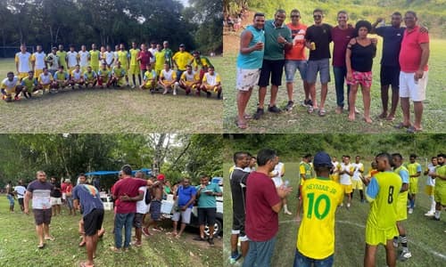 Vice-Prefeito Juca Muniz Prestigia Torneio de Futebol na Zona Rural de Ibirataia